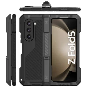 3 Layers Heavy Duty Metal Phone Case For Samsung Z Fold