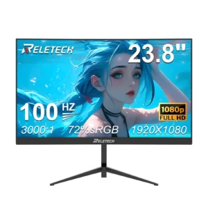 Reletech Monitor 23.8Inch 100Hz Curved Gaming Monitor