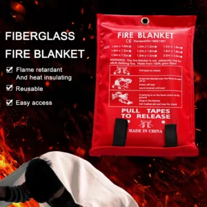 Fireproof Blanket Fire Suppression Blanket for Emergency Surival